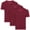Burgundy, variant on V-Neck T-Shirts - Mens Undershirts Rayon Made from Bamboo - Modern Fit, Breathable, Moisture Wicking Undershirts for Men - 3 Pack (Dark Gray)