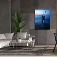 thumbnail image 6 of Epic Graffiti 'A Girl And Red Balloon' by Ata Alishahi, Giclee Canvas Wall Art, 40"x54", 6 of 8