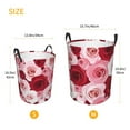 thumbnail image 5 of Balery Rose Round Laundry Basket with Handles Waterproof Freestanding Laundry Hamper for Clothes Toys in the Dorm and Family-Medium, 5 of 8