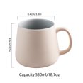 thumbnail image 3 of Large Ceramic Mug,Ceramic Cup For Hot Drinks,Porcelain Coffee Mug With Handle For Office Kitchen, 3 of 6