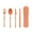 Orange, variant on Spoons and Forks Set,Spoons and Forks Set,Rotating Box Knife Fork Spoon Chopsticks Portable Tableware Set for Outdoor Travel of Students.,Forks and Spoons,Fork and Spoon Set,Spoons and Forks