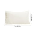 thumbnail image 3 of Staron King Size Pillow Cases Set of 2, Super Soft Brushed Microfiber Fabric Pillowcases Covers with Envelope Closure, White Pillow Cases 20x36", 3 of 6