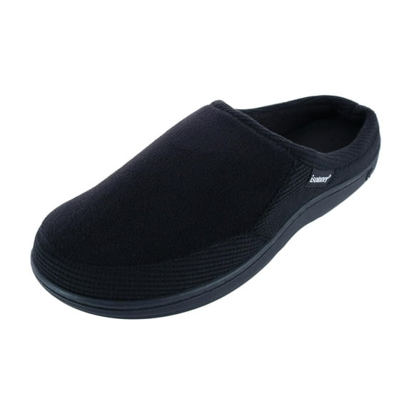 Isotoner  Microterry and Waffle Travis Hoodback Slipper (Men's)