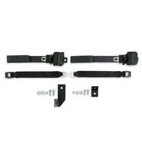 Brothers Trucks BELTKT2BK Seat Belt Kit - 3 Point - Black - Pair