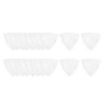 thumbnail image 1 of MERIGLARE 20 Pieces Guitar Picks Stainless Steel Electric Guitar Picks No Patterns Printed Triangular, 1 of 7