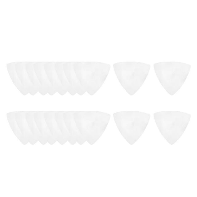 MERIGLARE 20 Pieces Guitar Picks Stainless Steel Electric Guitar Picks No Patterns Printed Triangular