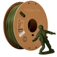 thumbnail image 1 of Polymaker Filamento PLA mate, filamento PLA para impresora 3D, 1,75 mm, 1 kg, filamento PLA de impresi&oacute;n 3D PolyTerra, verde oscuro, 1 of 9