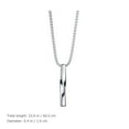 thumbnail image 2 of Collier pour Hommes Pendentif Chaîne de Cou Collier Hip-hop Personnalisé, 2 of 8