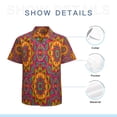 thumbnail image 7 of High Quality Hawaiian Shirts for Men Short Sleeve Aloha Beach Shirt Floral Summer Casual Button Down Shirts Blouses XFK4GH, 7 of 7