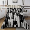 thumbnail image 1 of Erosebridal Chic Abstract Coverlet Set Twin, Modern Watercolor Bedding Set, Minimalst Decor 2pcs, 1 of 5