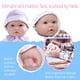 thumbnail image 3 of Muñeca JC Toys La Baby, caucásica, 40 cm, lavable con atuendo, 3 of 6