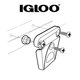 thumbnail image 3 of Iglú Cooler Latch con poste con alas y un solo tornillo, color blanco, 3 of 5