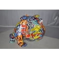 thumbnail image 2 of Nifao Modern Happy Graffiti Bulldog Statue Made of Resin – Home Decor Sculpture, 14"L x 19"W x 10"H, 2 of 12