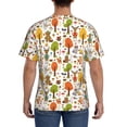 thumbnail image 3 of Bixox Men's Animals Forest Printed Short Sleeve Skinny Athletic T-Shirt, 3 of 6