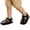 Black, variant on Girls Sandals for Kids Lightweight Open Toe Beach Sandals for Toddlers and Little Girls with Soft Straps and Sole Kids Slides Size 4 Little Girl Flip Flops Size 12 Earth Sandal Wee Squeak