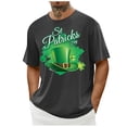 thumbnail image 4 of Njagoc3 Mens Summer Short Sleeve T-Shirt, Crew Neck, St. Patrick's Day Print, Soft and Comfortable Fabric, Casual Style, Perfect for Daily Wear and Holiday Celebrations, 4 of 6