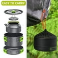 thumbnail image 4 of Aigear Camping Cookware Set with Storage Bag 3 Pcs for Outdoor Camping Hiking Picnic (CC01OR05), 4 of 8