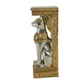 thumbnail image 3 of Design Toscano Egyptian Cat Goddess Bastet Pedestal Statue, 3 of 8