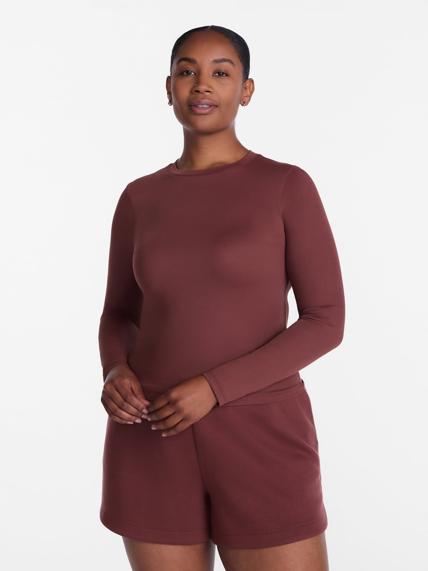 Avia Women’s SoftSculpt Top with Long Sleeves, Sizes XS-XXL