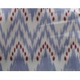 thumbnail image 4 of oneOone Georgette Viscose Fabric Chevron Ikat Fabric Prints By Yard 42 Inch Wide, 4 of 4