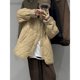 thumbnail image 2 of Chaquetas para mujer Otoño Diseño de rana rómbica sólida Prendas de abrigo Cárdigans de manga larga de gran tamaño Abrigos vintage casuales Tops de mujer, 2 of 5