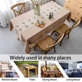 thumbnail image 5 of Rectangular Table Cloth Resistant Anti Stain Washable Kitchen Table Decoration C, 5 of 5