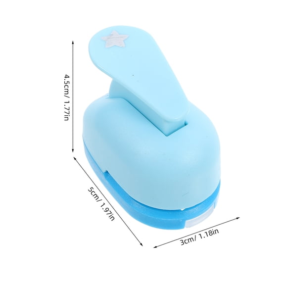 HEANUJJ Star Shaped Paper Punch ABS for Card Making Scrapbooking Crafting Home Use 1 Piece