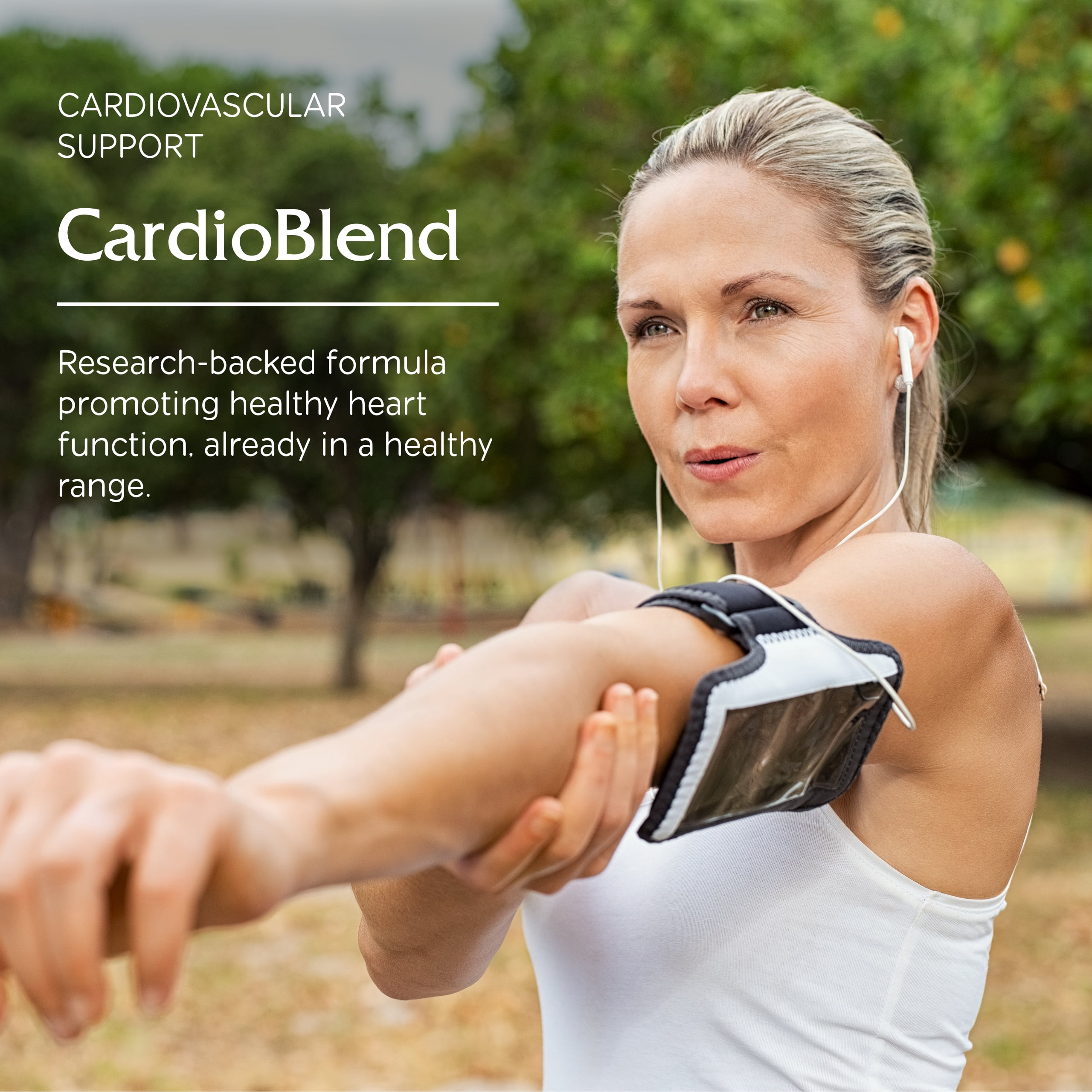 Vitanica CardioBlend, Cardiovascular Support, Vegan, 120 Capsules
