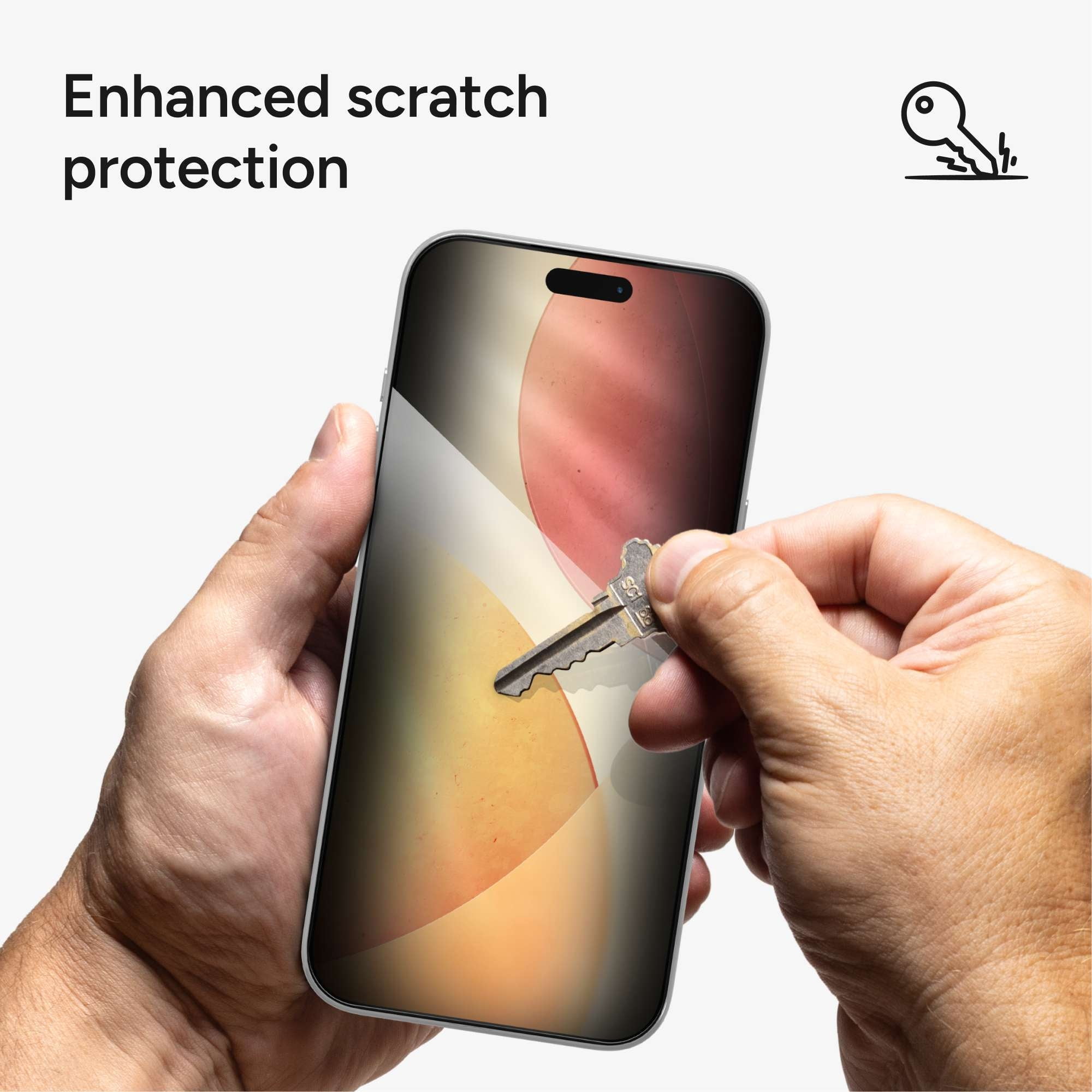 ZAGG InvisibleShield – Apple iPhone 17 Pro Max Glass Shield Privacy Screen Protector, PerfectFit™ Installation, 3x Stronger Glass, Impact & Scratch Protection