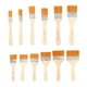 thumbnail image 1 of Juego de 12 pinceles multiusos para pintar, pinceles para pintar con mango de madera y pinceles para teñir., 1 of 5