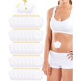 thumbnail image 1 of 36 Pcs Packs d'Huile de Ricin Jetables, Patchs pour Boutons de Ventre Auto-Adhésifs, Compresses Organiques en Tissu Lacé Très Absorbant, Forme de Fleur, 1 of 8