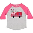 thumbnail image 3 of Inktastic 4th of July Firetruck with Red and Blue Stars Boys or Girls Toddler T-Shirt, 3 of 5