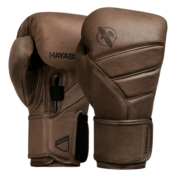 Hayabusa T3 Kanpeki Leather Boxing Gloves, Brown 14oz