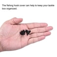 thumbnail image 5 of Uxcell Plastic Fishing Hook Bonnets Treble Hook Covers Fit for 6,7,8, Black 100 Pack, 5 of 6
