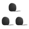 thumbnail image 4 of crativent Headphone Carrying Case Headset Pouch Capacity Earphone Container black 3Set, 4 of 6
