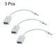 thumbnail image 2 of 3.5mm AUX Audio to USB 2.0 Cable Adapter Cord Car MP3 White 3 Pcs, 2 of 2