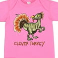 thumbnail image 4 of Inktastic Clever Turkey Thanksgiving Dinosaur Boys or Girls Baby Bodysuit, 4 of 5