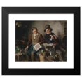 thumbnail image 2 of Hermann Kern 14x12 Black Modern Framed Museum Art Print Titled - Good Friends (1904), 2 of 5