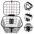 thumbnail image 1 of LOLIPPYY Panier de Vélo pour Enfants Noir Rangement pour Adultes Fer 1ensemble, 1 of 6