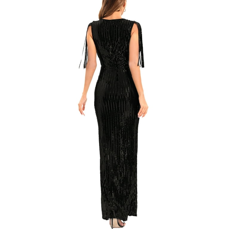 deep v lace maxi dress Lace Scalloped Plunge-Neck Maxi Dress in Pink - 14