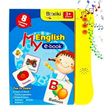 ABC Sound Book For Children / English Letters & Words Learning Book, Fun Educational Toy. Learning Activities for Letters, Words, Numbers, Shapes, Colors and Animals for