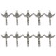 thumbnail image 5 of 10 colgantes de aleación con forma de cruz de Jesús, accesorios para hacer joyas, collares y pulseras (plata antigua)., 5 of 7