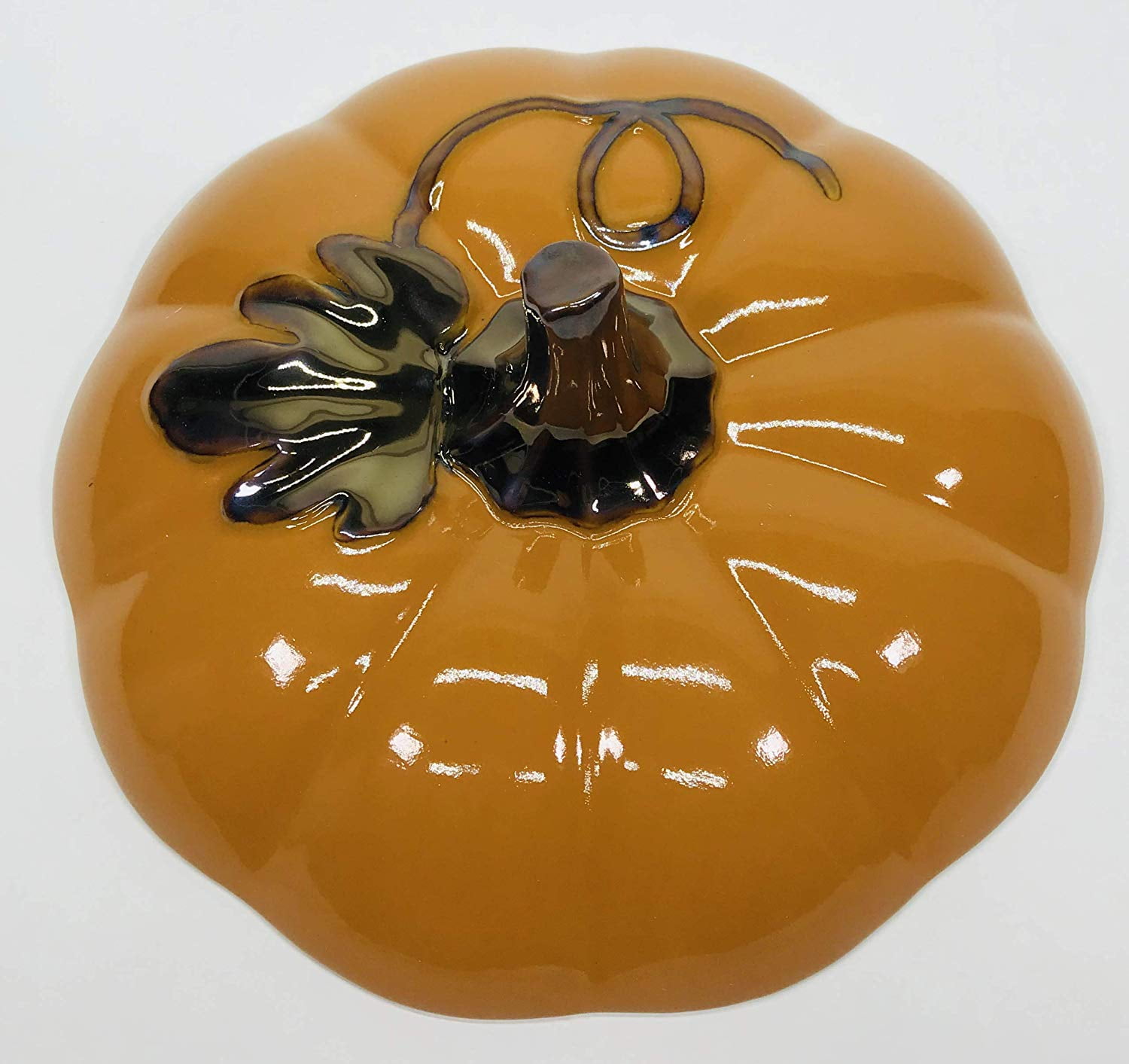 Martha Stewart Collection Covered Pumpkin Pie Keep Baking Dish 9" Pan