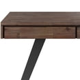 thumbnail image 3 of Simpli Home Lowry 72" Solid Wood Modern Computer Desk in Rustic Aged Brown, 3 of 8