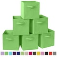 thumbnail image 1 of YOYTOO 6 Pack Collapsible Fabric Cube Storage Bins, 11" Collapsible Cube Organizer Baskets Bins, 1 of 7