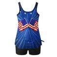 thumbnail image 5 of Enjoytime 4Th Of July Womens Swimsuits Tankini Swimsuits For Women Tummy Control Bathing Suits For Women Athletic Two Piece Swimsuit With Boyshorts, 5 of 6
