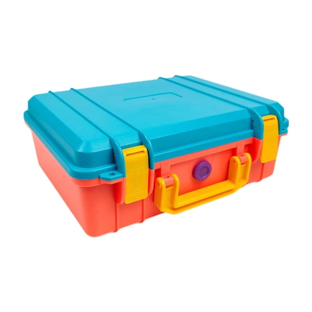 Caja de herramientas a prueba de agua Gloria multifuncional Azul naranja