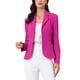 thumbnail image 1 of BLAZER DE TRABAJO CHIC PARA MUJERES CON SOLAPA Y MANGAS LARGAS, TRAJE BLAZER EN ROJO ROSA, TALLA XL, 1 of 6
