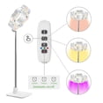 thumbnail image 4 of Luces de cultivo para plantas pequeñas de interior, luz de planta de espectro completo de 48 LED blanco cálido, altura ajustable con adaptador de 5 V 2 A, temporizador de 3/9/12 H, 3 modos, 4 of 5