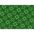 thumbnail image 1 of Ahgly Company Machine Washable Indoor Rectangle Transitional Deep Emerald Green Area Rugs, 4' x 6', 1 of 7
